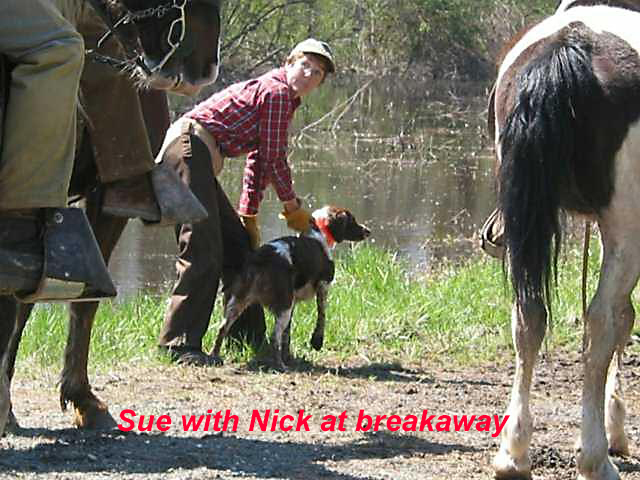 Sue with Nick at breakaway